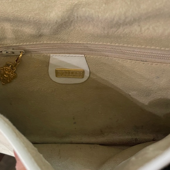 Gucci Authentic Vintage Bag Clutch GG Flap Monogram White - Picture 9 of 14